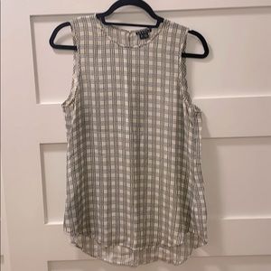 Theory silk printed top! Style bringham